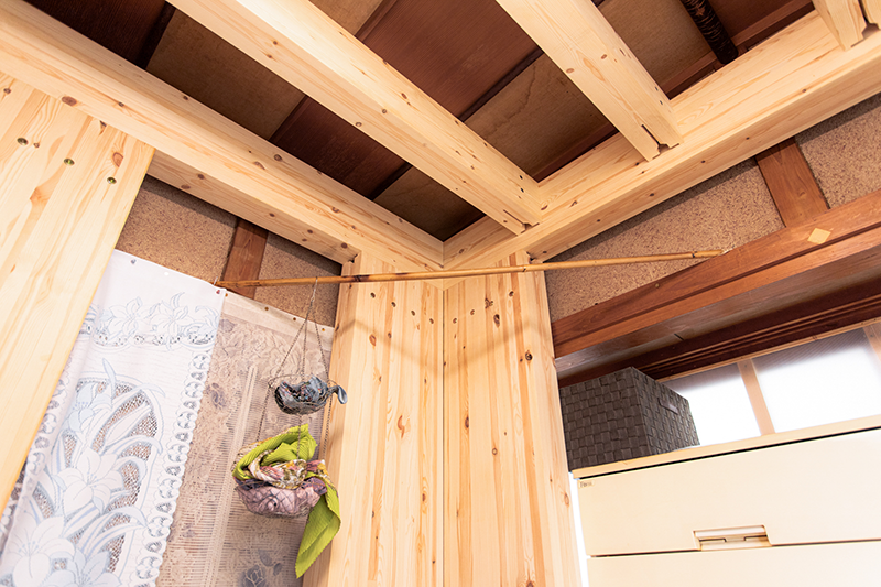 コーナー部分の収まり