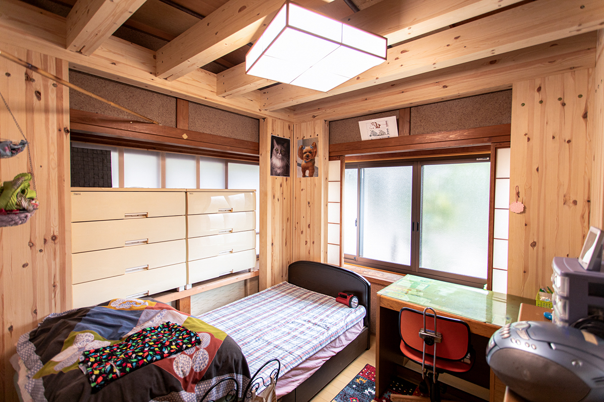 能登町で設置した耐震シェルター70K 4.5畳タイプ。